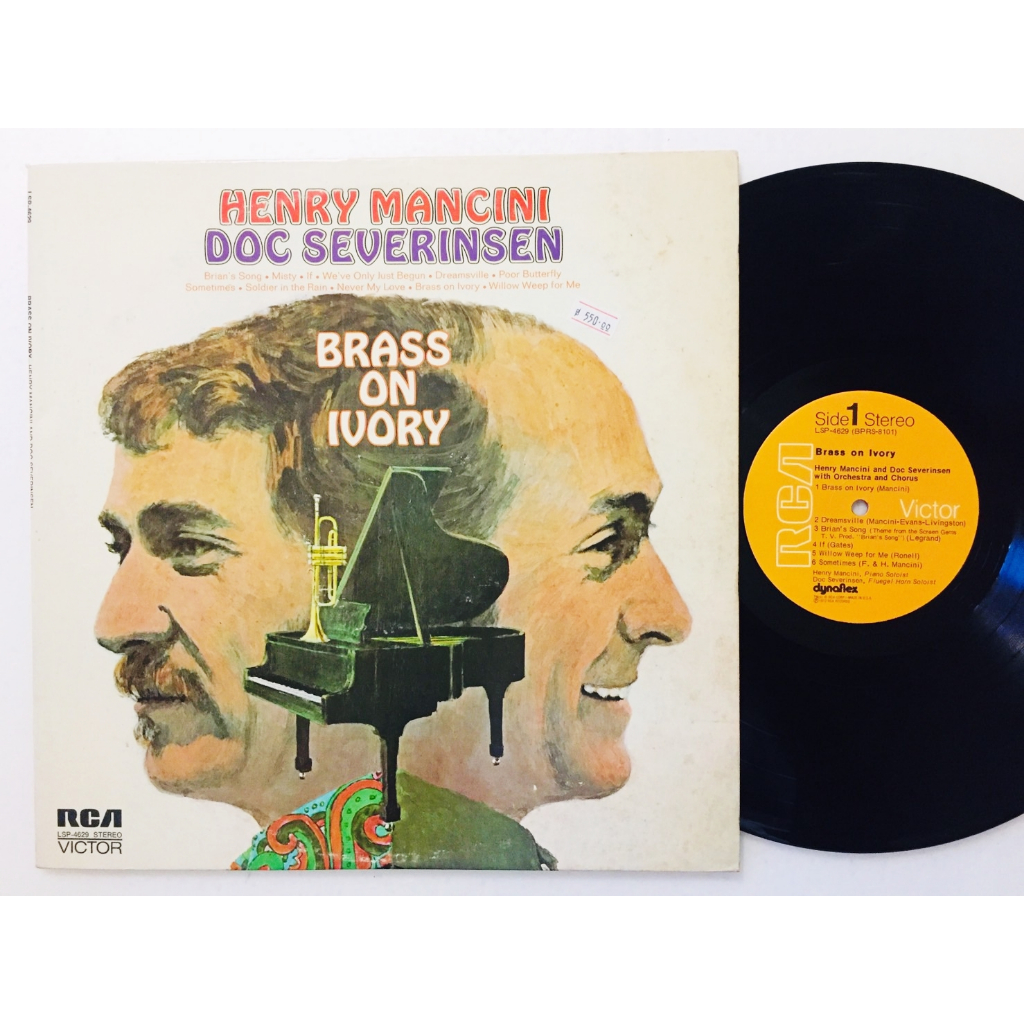 777. แผ่นเสียง - LP Vinyl Record | Henry Mancini & Doc Severinsen – Brass On Ivory