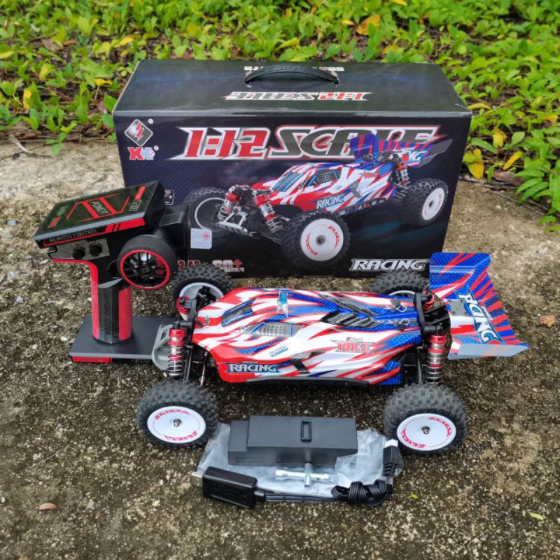 รถบังคับ WLTOYS 124008 RC 60KM/H 2.4GHZ มอเตบรัชเลสระบบ สปีดคอลโทล ระบายความร้อนด้วยพัดลม ชุดพร้อมเล