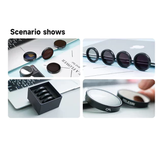 Telesin CPL+ND8/16/32 Filter Set for DJI ACTION 5Pro/4/3