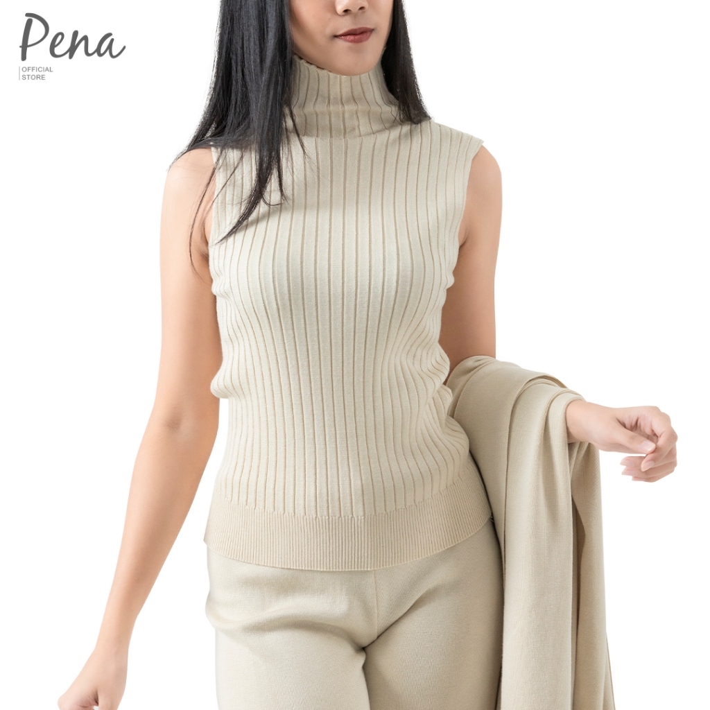 Pena house ชุดเซตนิตแวร์ (Knitwear)เสื้อและกางเกงขายาว PWLW112301