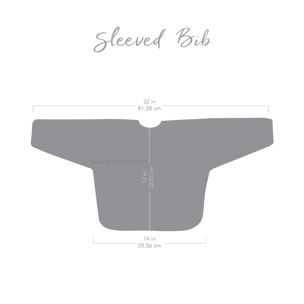 BUMKINS ผ้ากันเปื้อนแขนยาว รุ่น Sleeved Bib 6-24 เดือน ราคา ถูกที่สุด ดีลบีเคเค แกลเลอรีภาพที่ 8
