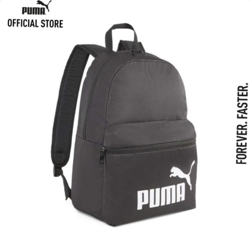 PUMA BASICS - กระเป๋าเป้สะพายหลัง PUMA Phase Backpack สีดำ