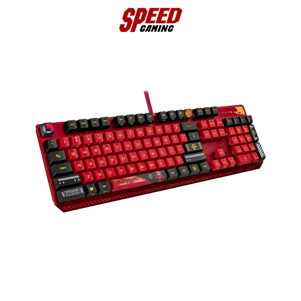 ASUS ROG STRIX SCOPE RX EVA-02 EDITION (AURA SYNC RGB - EN/TH) KEYBOARD (คีย์บอร์ด) | By Speed Gaming