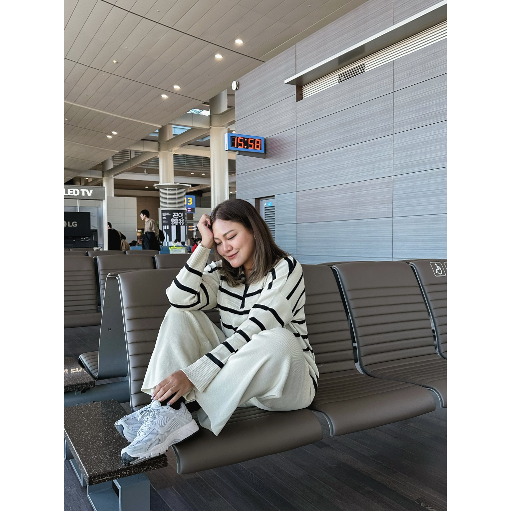 Hustle Day เสื้อแขนยาว กางเกงขายาว ชุดเซ็ตคอลเลคชัน Hustle Cozy