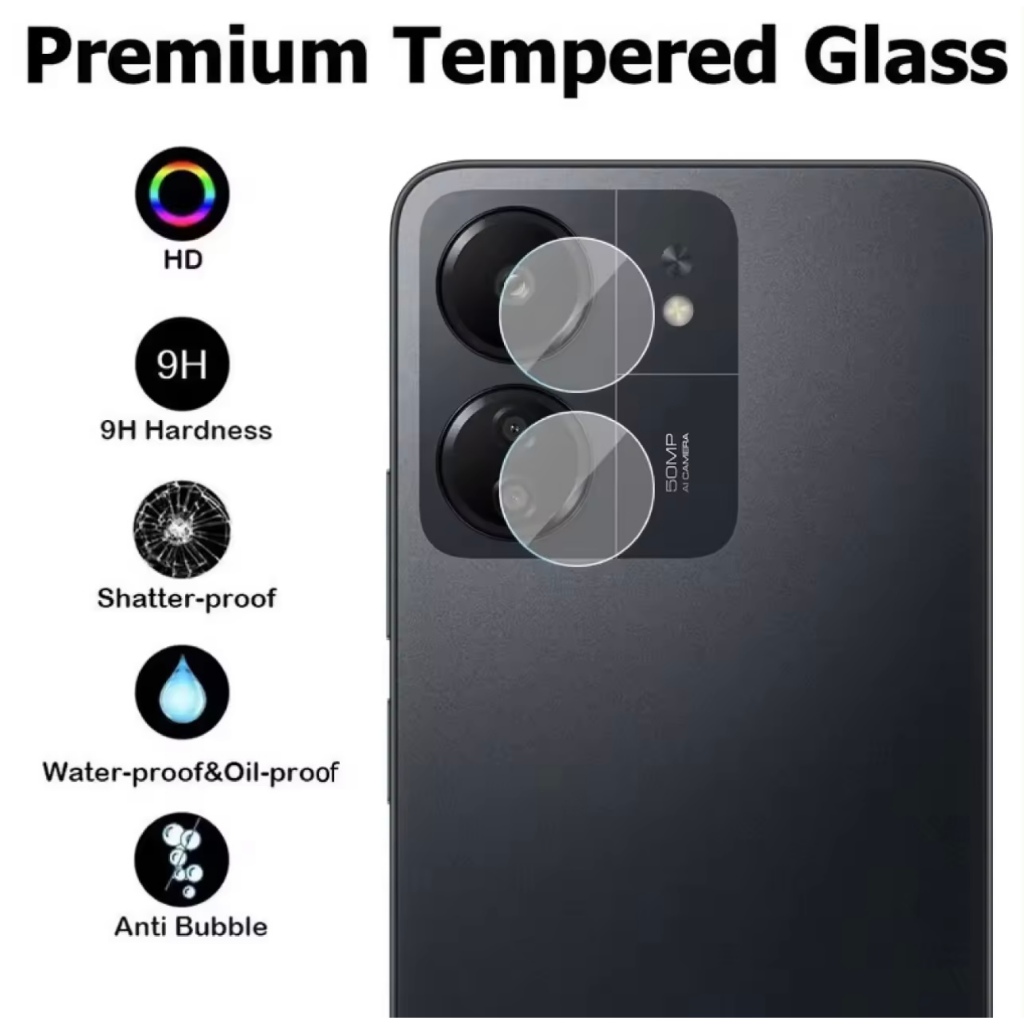 ฟิล์มกันรอยกล้อง สำหรับ Xiaomi Redmi 13C 4G ฟิล์มกระจกเลนส์กล้อง Lens Film For Redmi 13C 4G สีใส