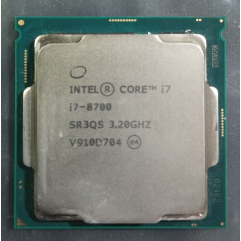 Intel Core i7-8700 3.2GHz 6Cores 12Threads Socket 1151V2 Gen8