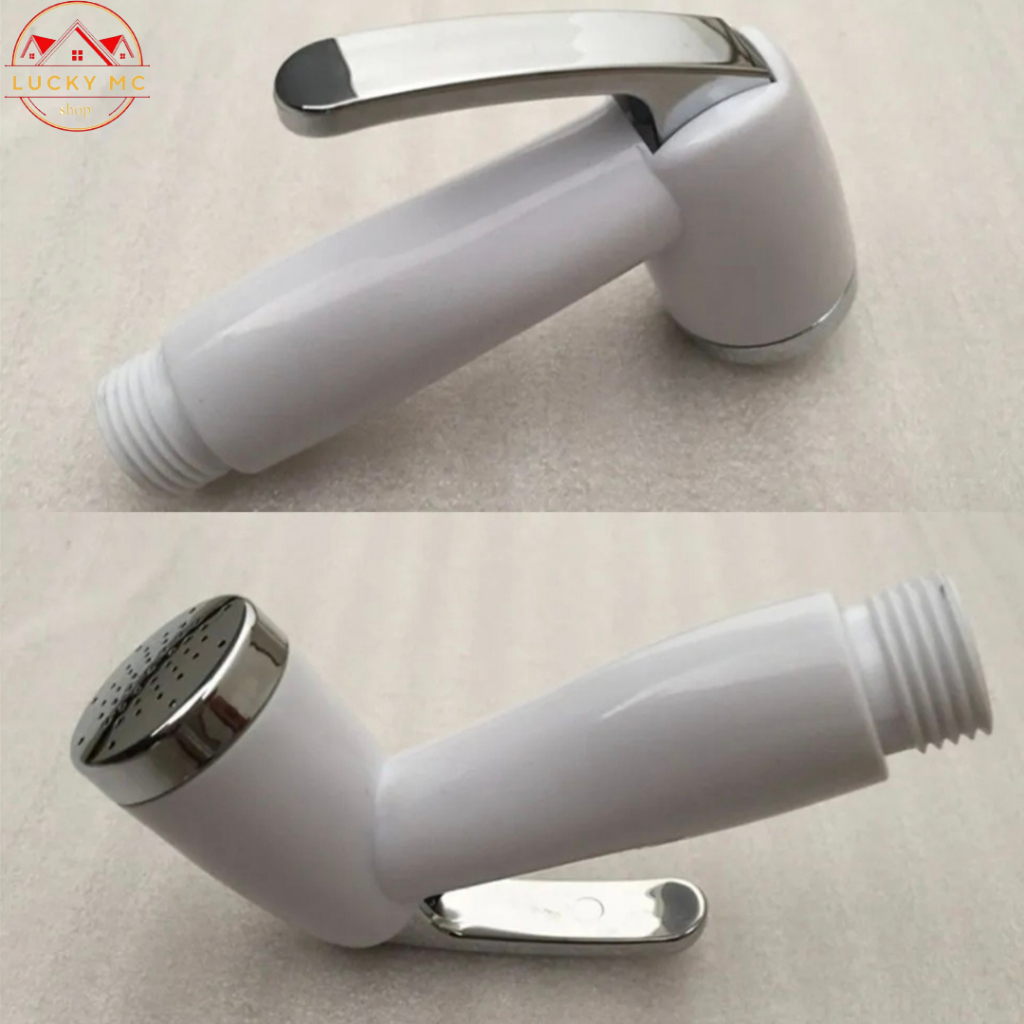 หัวชำระ ที่ฉีดก้น สายชำระล็อคหัวได้!! ชุดชำระ จ่ายน้ำอ่อนนุ่ม ชุบโครเมี่ยม เงางาม ไม่เป็นสนิม!! - รูปที่ 2