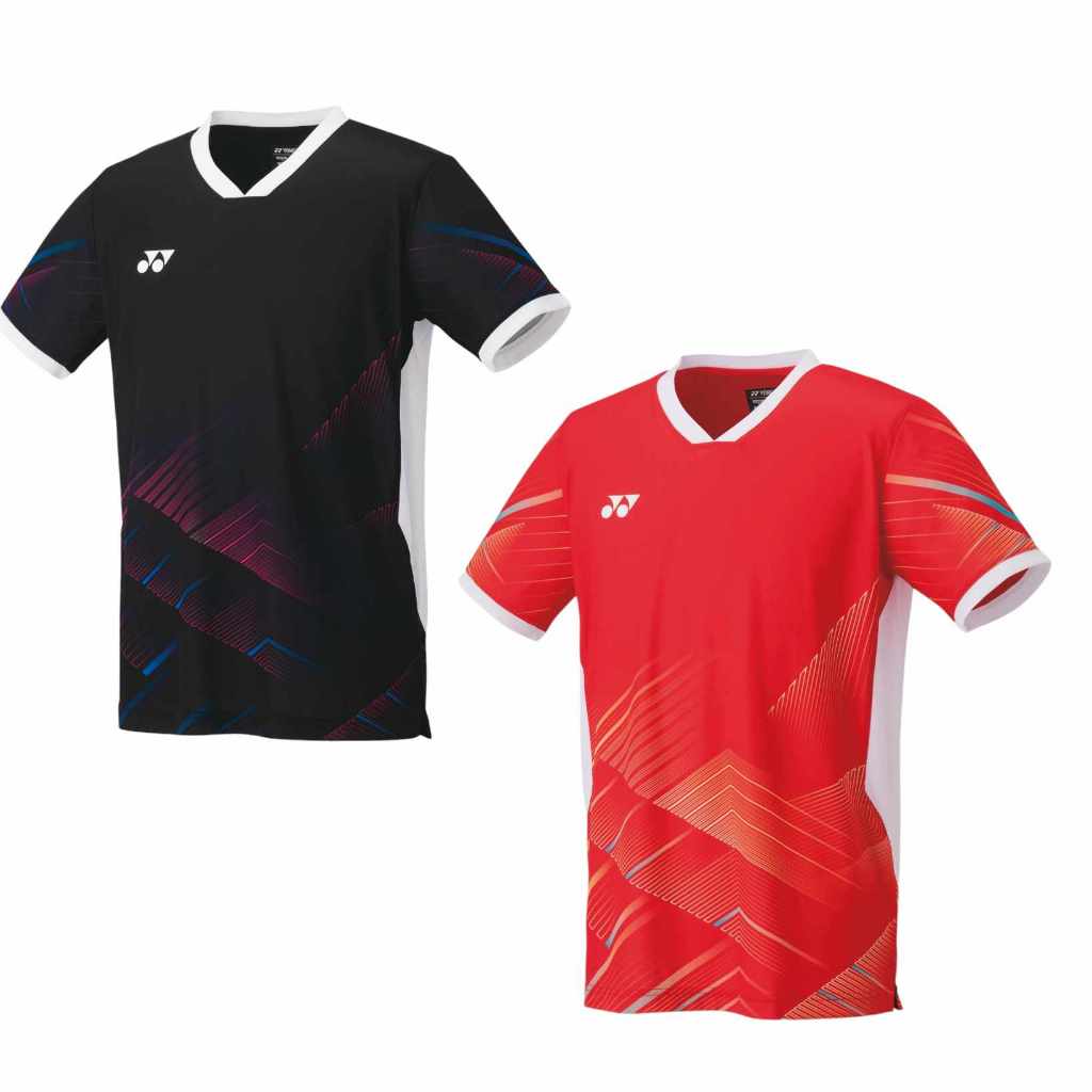 YONEX MEN'S CREW NECK SHIRT 10590เสื้อคอวี ผ้า Polyester มาพร้อมเทคโนโลยี Very Cool Dry เย็นสบายแห้ง