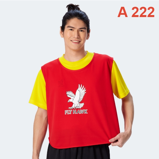 เสื้อกล้ามประตูเสื้อซ้อมฟุตบอลผู้ใหญ่ สำหรับใส่แบ่งทีมฝึกซ้อมFLY HAWK A222(ฟรีไซส์)