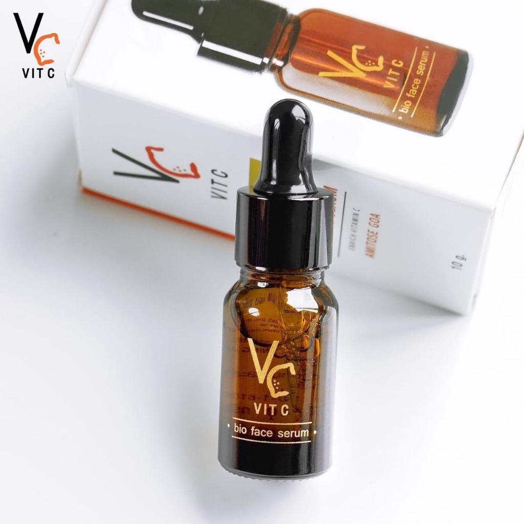 เซรั่มVCน้องฉัตร RATCHA VIT C BIO FACE SERUM  รัชชา วิตซี ไบโอ เฟส เซรั่ม 10g.