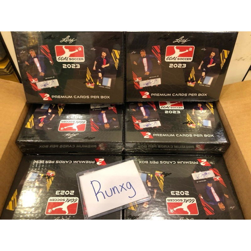 🚨พร้อมส่ง🚨2023 Leaf Goal Soccer Hobby Box