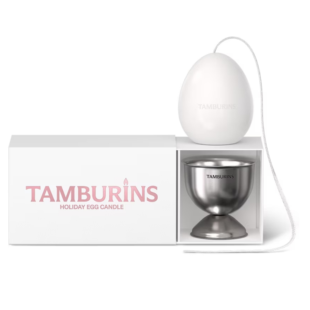 Tamburins Holiday Egg Candle 60G
