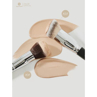 SUPERMOM l Foundation brush แปรงแยกชิ้น แปรงเดี่ยว ลงรองพื้น ทรงแบน ขนสังเคราะห์ เกรดพรีเมี่ยม (102)