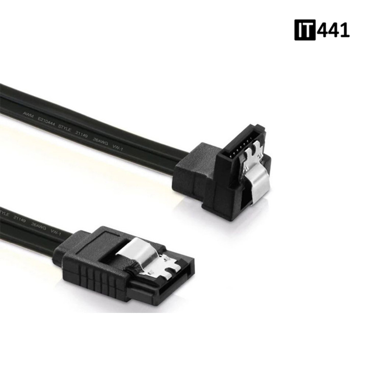 สาย SATA 3 Cable ยาว40เซนติเมตร สีดำ