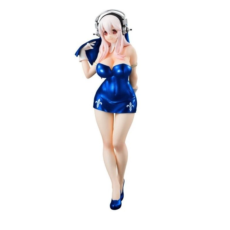 หายาก สวยมาก ✝️ FuRyu Super Sonico Sonico Holy Girl Figure Metallic Blue Ver. ✝️ น้อง โซนิโกะ ชุดสีน้ำเงิน เมทัลลิค สวย