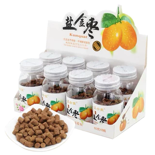 กิมจ๊อ กิมจ๊อเม็ด ( 老鼠屎梅 ) ขนาด 52กรัม 1ขวด พร้อมส่งจากไทย บ๊วยอัดเม็ด ชื่่นคอ เปรี้ยวหวานชื่นใจ มีให้เลือกหลายรส ขนม