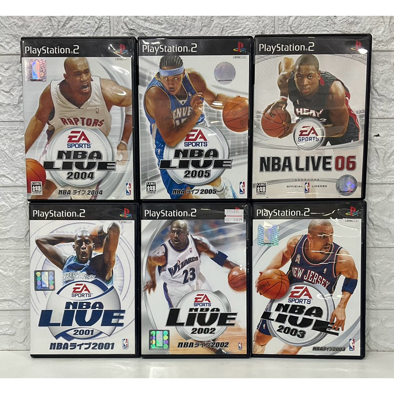 แผ่นแท้ [PS2] รวมภาค NBA (Japan) Live 200 1 2 3 4 5 6 7 8 9 2K Night ESPN Basketball