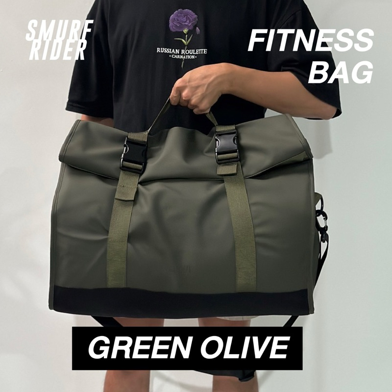 🇹🇭พร้อมส่งจากไทย FITNESS BAG แบบกันน้ำ กระเป๋าเดินทางกันน้ำ กระเป๋าปรับขนาดได้ ใส่ของได้จุใจ