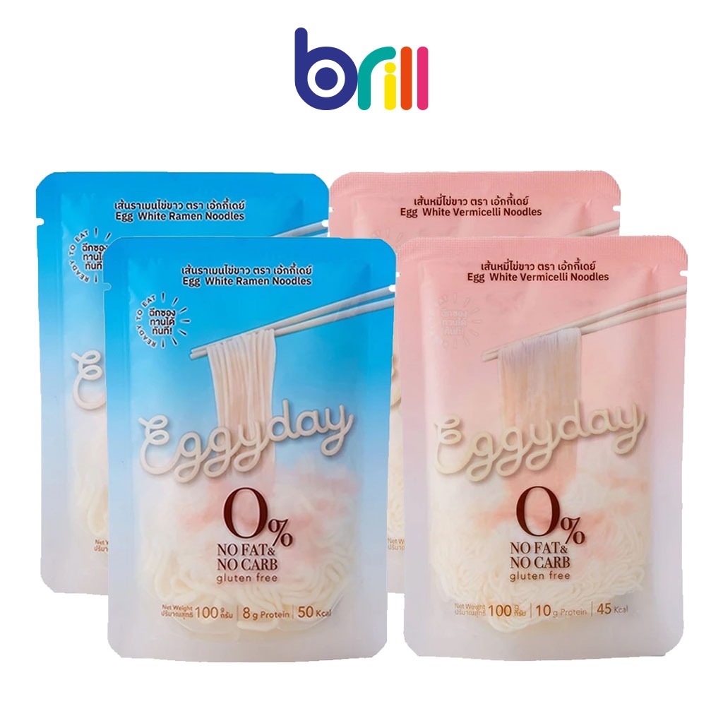 Eggyday เส้นไข่ขาว 100g 4 ซอง
