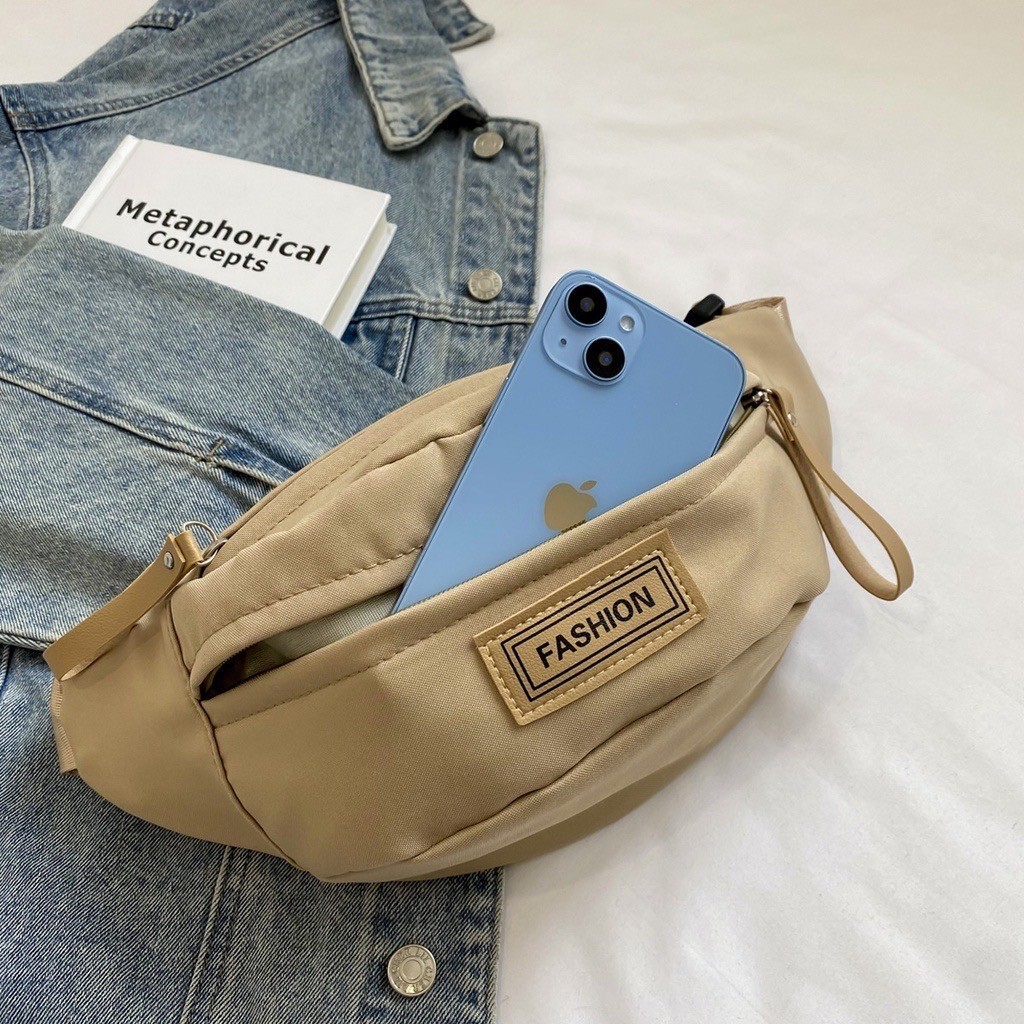 Fashion กระเป๋าคาดอก กระเป๋าแฟชั่น คาดอกผ้าไนล่อน สไตล์เกาหลี แฟชั่นสำหรับผู้ชายและผู้หญิง พร้อมส่งจากไทย B-816 - รูปที่ 2