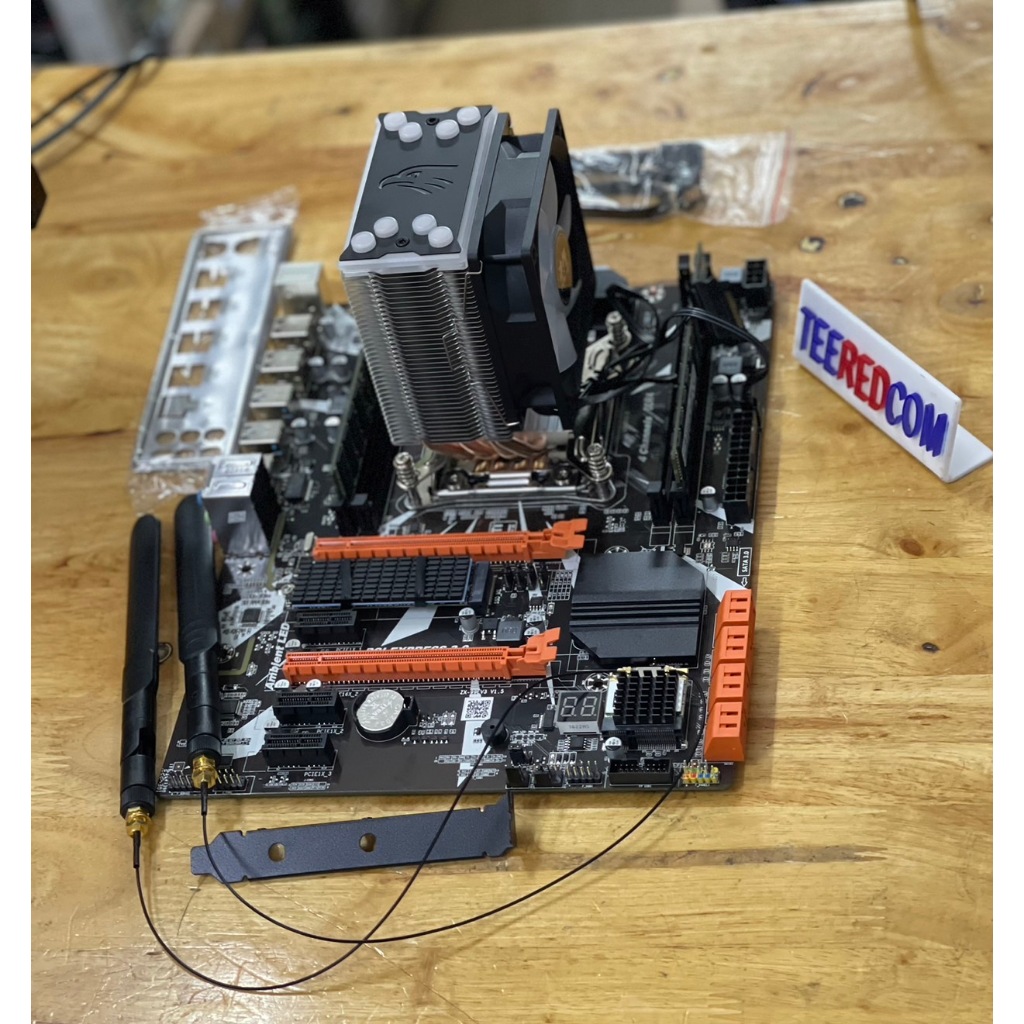 ชุด 18คอร์ Mb x99 wifi bluetooth +cpu intel xeon e5 2695V4 18c/36t +ram ddr4 16-128gb SSD M.2 NVME 2