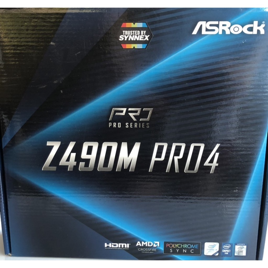 MAINBOARD (เมนบอร์ด) 1200 ASROCK Z490M PRO4 มือสอง