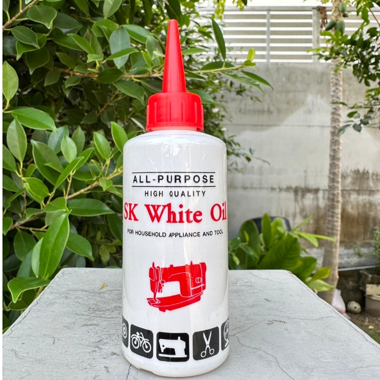 น้ำมันจักร น้ำมันหล่อลื่น หยอดพัดลม ใส่ปัตตาเลี่ยน ประตู บานพับ ใช้งานอเนกประสงค์ ขาวใส ไม่มีกลิ่น - รูปที่ 5