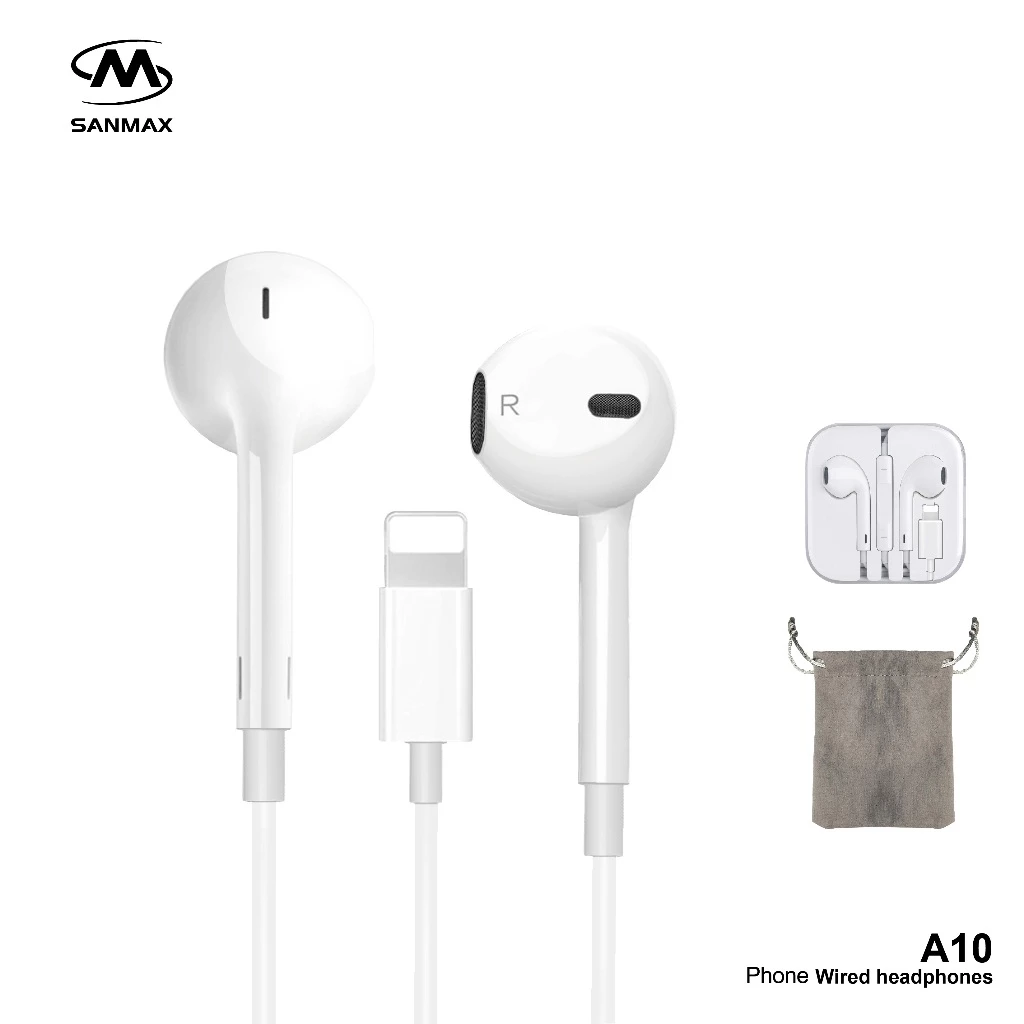 Sanmax Kingkong A10 หูฟัง 3.5mm มีไมโครโฟน เสียงดี thumbnail 5