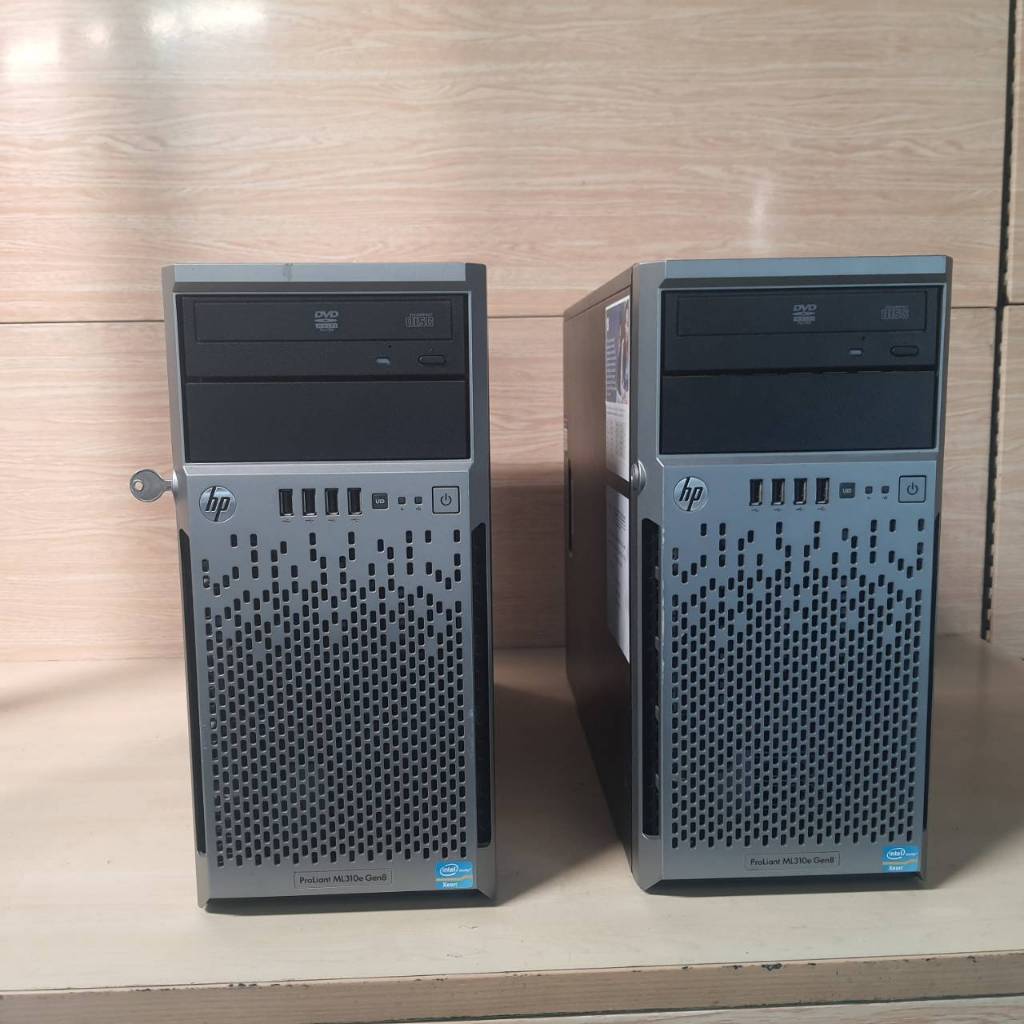 hp prolion ml310e gen8 มีสองเครื่อง ram 4g hhd 500*3ลูก มือสอง