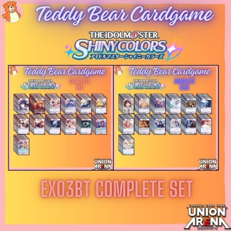 Union Arena: IdolM@ster Shiny Colors EX03BT/IMS Complete Set(CUR+SR)