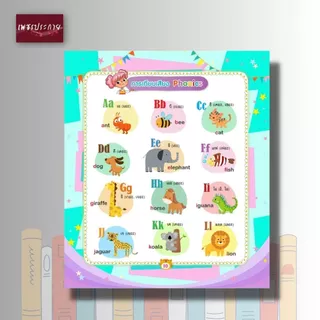 หนังสือ Phonics for kids Level 2 โฟนิกส์สำหรับเด็กระดับกลาง Long Vowels & Word Family (พิมพ์ครั้งที่ 2)