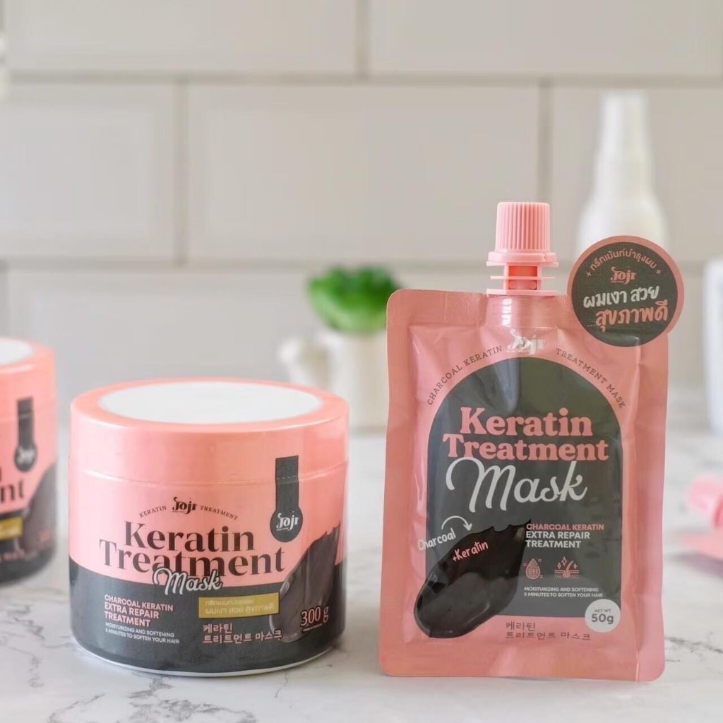 โจจิ ชาโคล 300 กรัม ทรีทเมนต์ เคราติน หมักผม Joji Secret Young-Keratin Treatment Mask