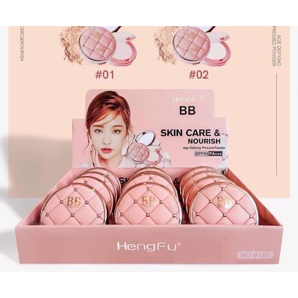 HengFu BB แป้ง 2 ชั้น ผสม กันแดด SPF60PA++ No6185