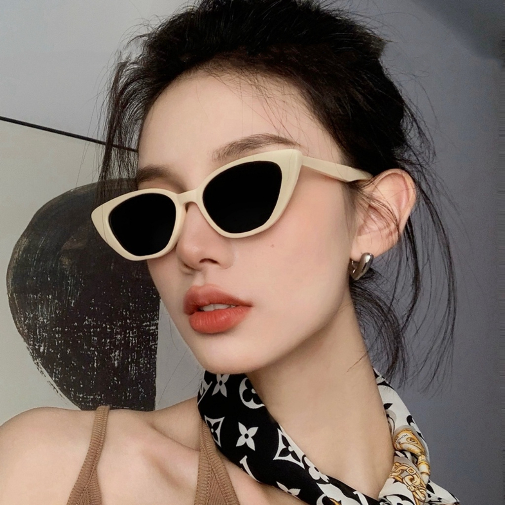 [จัดส่ง24ชมจากกรุงเทพฯ] แว่นแฟชั่นเกาหลี สีชมพู แว่นกันแดดแฟชั่นย้อนยุค เครื่องประดับแฟชั่น มีให้เลือก 6 สี Unisex - รูปที่ 5