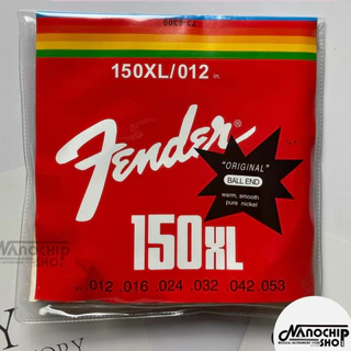 (พร้อมส่ง) Fenderสายกีตาร์โปร่ง สายกีตาร์ไฟฟ้า เบอร์9/10/11/12 ครบชุด6เส้น จับนิ่ม สบายนิ้ว เสียงดี คุณภาพเยี่ยม