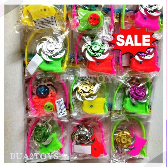 ของเล่น เบย์เบรด คละสี 12 ชิ้น ของเล่นแผง ของเล่นโบราณ