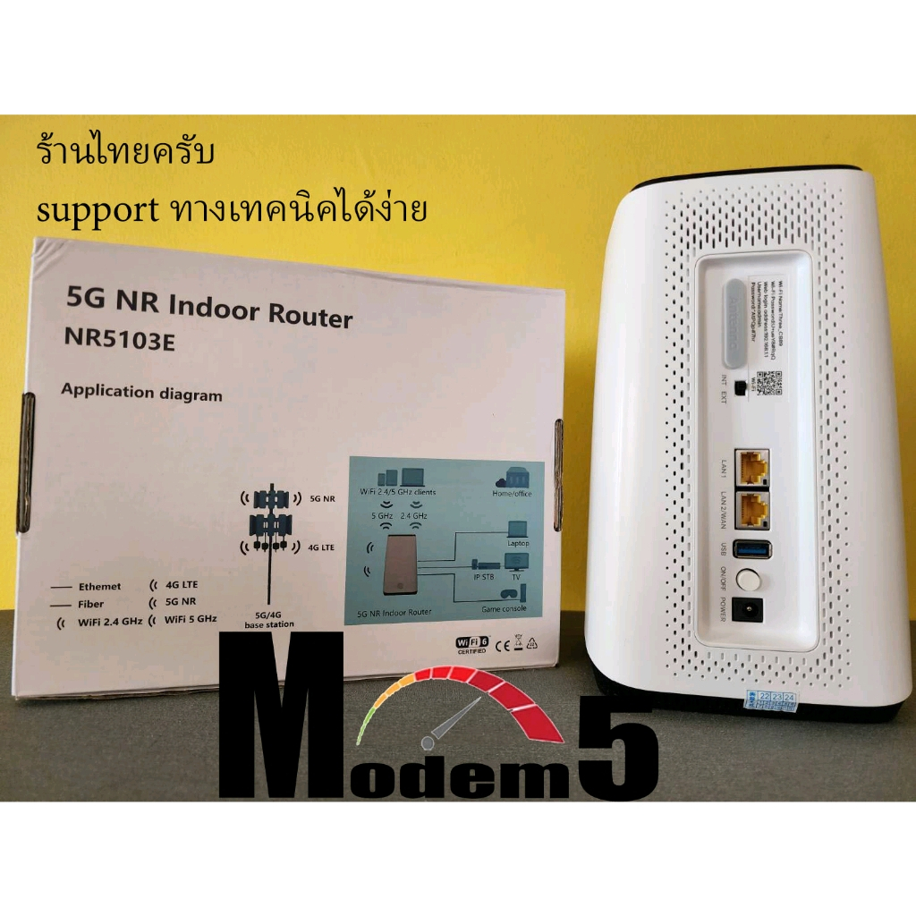 ROUTER SIM 5G 5G TREE SA/NSA 4G/5G รองรับทุกซิมในไทย ร้านไทยประกันแน่น