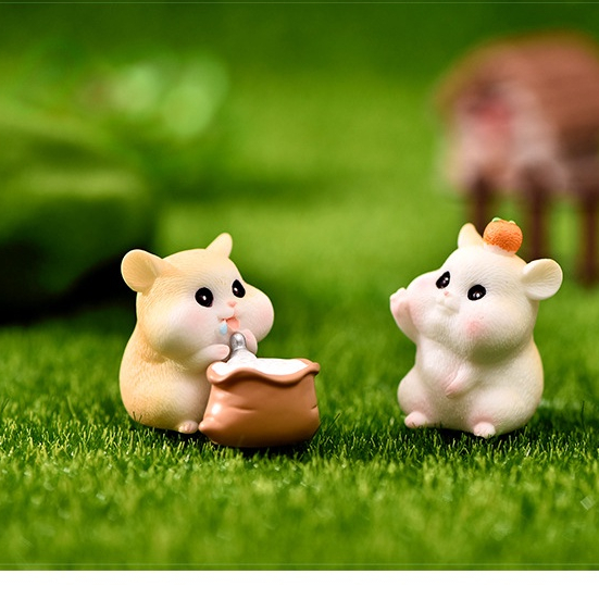 แฮมเตอร์จอมแทะ หนูมุสกะถวายพระพิฆเนศ (ราคา/1ชิ้น) ตุ๊กตาแต่งสวน จัดสวนถาด ไม้ดัด ไม้โขด ตกแต่งบ้าน ของสะสม พร็อพถ่ายรูป - รูปที่ 6