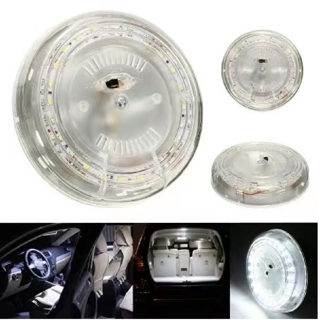 ไฟเพดานติดรถยนต์ ไฟห้องโดยสาร ไฟเพดานติดรถ 10 ล้อ มี ทรงกลม/ทรงเหลี่ยม มี24led 36led 42led