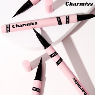 Charmiss Stylish Matte Eyeliner อายไลเนอร์หัวพู่กัน เส้นชัด คมเป๊ะ!!! สูตรแมทท์ ขนาดพอดีมือ เขียนง่าย กันน้ำ กันเหงื่อ