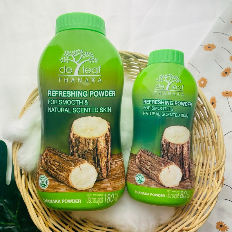 แป้งฝุ่นทานาคา บริสุทธิ์ แท้ 100%  de leaf tanaka เดอลีห