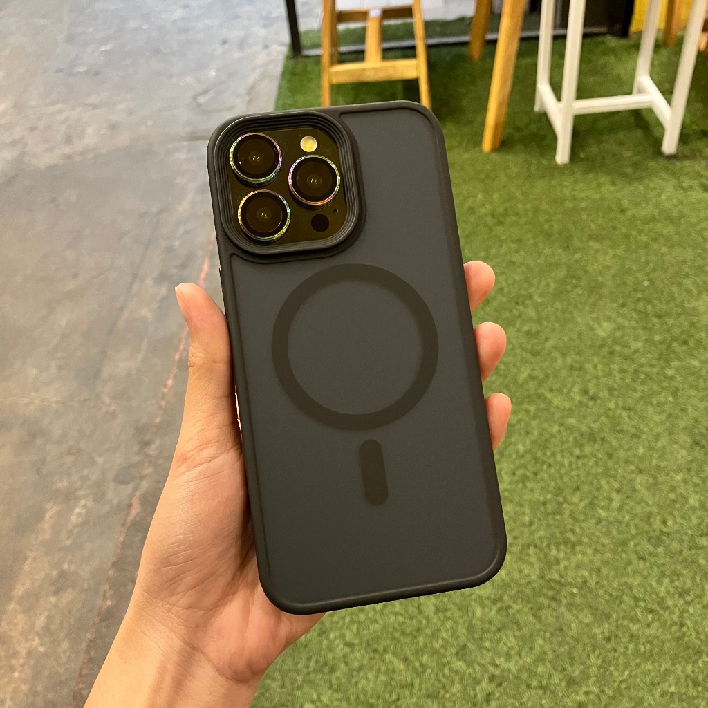 Case megnetic สโม๊คขุ่น ชาร์จ กันรอยนิ้วมือ กันรอยขีดข่วน