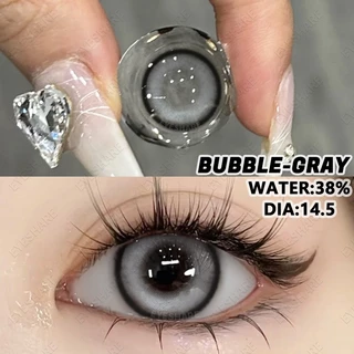 (COD)-Eyeshare Bubble Grey/Blue/Brown คอนแทคเลนส์ คอนแทคเลนส์สีตาขนาดใหญ่14.5 มม. คู่หนึ่งใช้ได้นานหนึ่งปีพร้อมจัดส่งฟรี