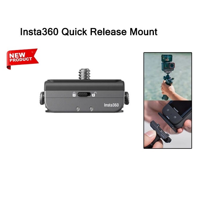 [ลดเพิ่มสูงสุด 1,000] พร้อมส่ง Insta360 Quick Release Mount for Ace Pro Ace X3 ONE RS ONE X2 ONE R ONE X Original