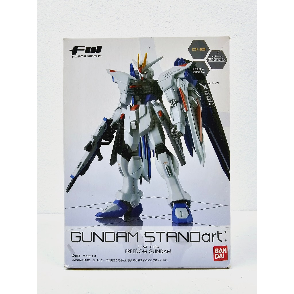 [ฟิกเกอร์แท้] Kidou Senshi Gundam SEED - ZGMF-X10A Freedom Gundam - FW Gundam STANDart (48) (Bandai)