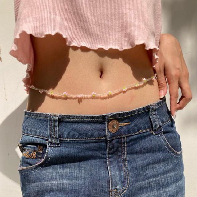 Waist chain🍉สร้อยเอวลูกปัด