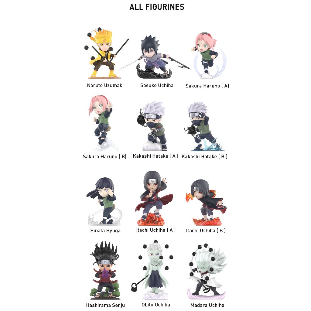 [สุ่ม] กล่องสุ่ม POP MART NARUTO Ninkai Taisen Series ของแท้ ไม่แกะลุ้นซีเคร็ท พร้อมส่ง