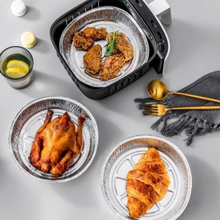 ถาดฟอยล์ รอง หม้อทอดไร้น้ํามัน แบบใช้แล้วทิ้ง นึ่งได้ อบได้ …