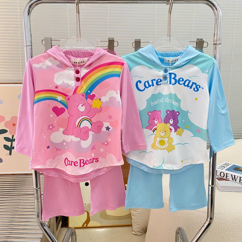 🌷ชุดเซ็ตเด็กป้าย BB Kids เสื้อแขนยาวหมวกฮู้ด+กางเกงขาม้า ผ้าพรีเมี่ยม เด้ง นิ่ม ลื่น ชุดเด็กผู้หญิง เสื้อผ้าเด็กผู้หญิง