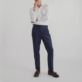 Rags and Lace กางเกง Signature ผ้า wool สี Navy